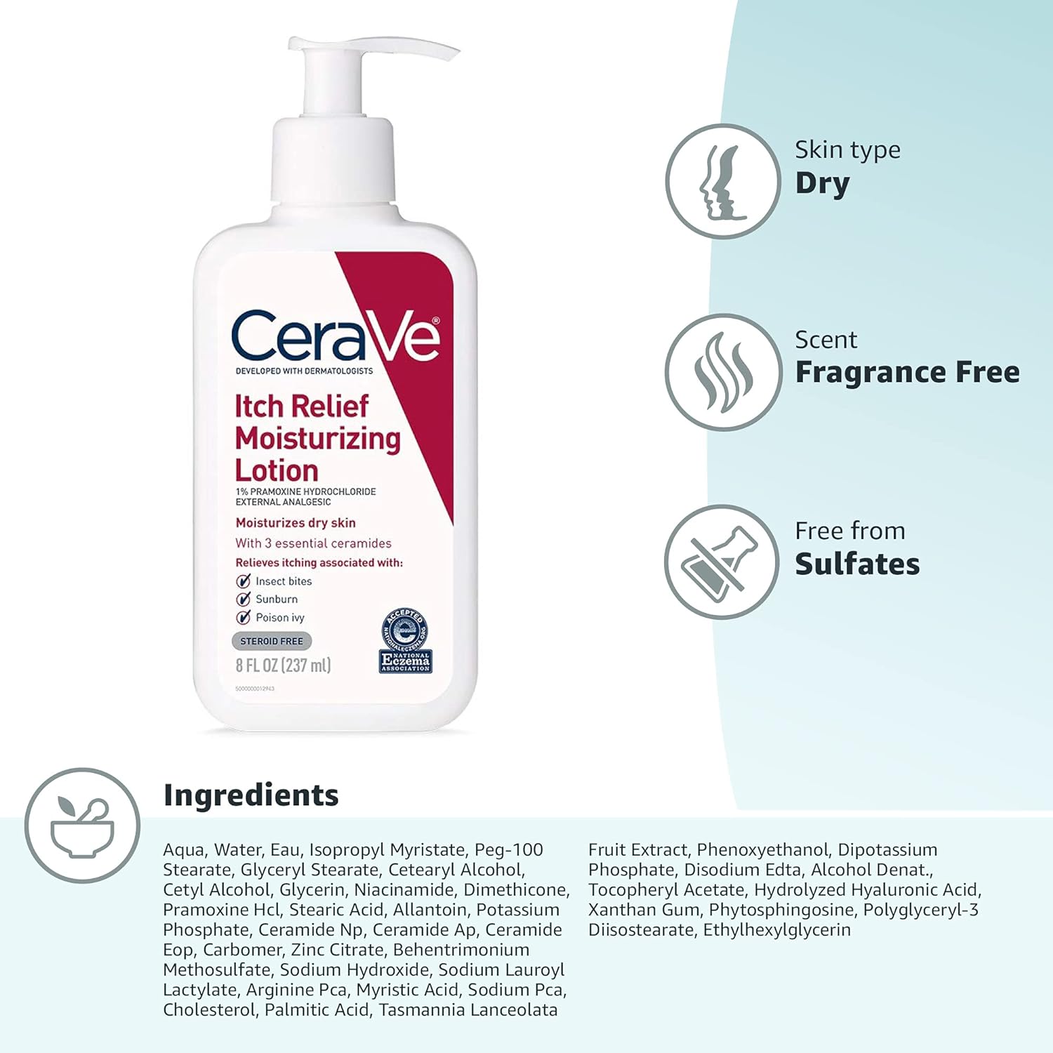 CeraVe Itch Relief Lotion