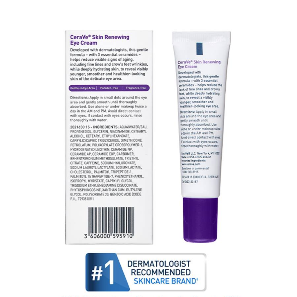 CeraVe Skin Renewing Eye Cream (0.5 FL OZ / 15 ml)
